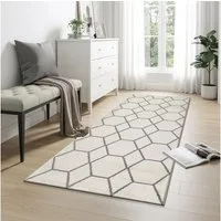 Sanat Teppich Trellis, rechteckig, Höhe: 10 mm, Kurzflor, skandi, boho, auch als Läufer und in rund