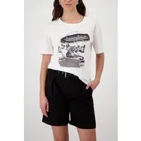 Monari T-Shirt Regular fit mit Leopardenprint