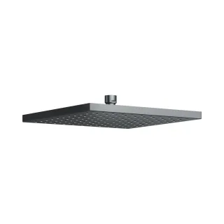 Keuco Kopfbrause Edition 300 53086, eckig, 250 x 250 mm, Schwarzchrom geb., 53086130100 53086130100