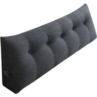 JEOBEST Rückenkissen Lesekissen für Bett und Sofa, Keilkissen Groß, mit waschbarem Bezug, Ideal zum Anlehnen im Bett
