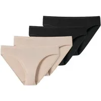 Schiesser Taillenslip Modal Essentials sehr hochwertig, mit weichem feinen Bundgummi im 4er Pack