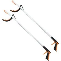 COSTWAY Greifzange, 2-tlg., Extra lange 88cm Gartengreifer für Senioren