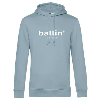 Basic Hoodie von Ballin Est. 2013 in der farbe Blau und in größe XL.