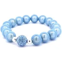 Impala Perlenarmband Funky, 3D Perlenarmband mit Glitzerkugel