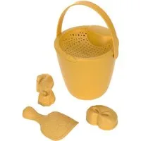 LÄSSIG Sandform-Set Sandspielzeug 5er Set Water Friends, yellow, (Set, 5-tlg), Material aus ressourcenschonendem Biokomposit