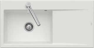 Villeroy & Boch Einbauspüle Subway Style 60 Flat 33611F 1000x510mm IB re Keram. Crema cplus, 33610FK 33610FKR