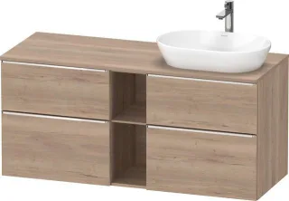 Duravit D-Neo Konsolen-Waschtischunterbau wandhängend 1400x550x664 Az 2 Ei mr Mt DE4970R10550000
