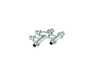 Tece flex Kreuzungsfitting 16 x 16 x 16 mm, vernickelt, 718501 718501