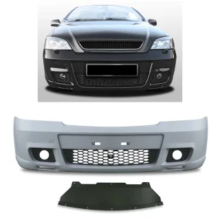 Front Stoßstange vorn Waben Gitter Spoiler Links Rechts für Opel Astra G