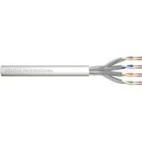 Professional Cat.6a U/FTP Twisted Pair Roh-Patchkabel grau, 100 Meter Box, Klasse EA