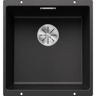 Blanco Subline 400-u Spüle 523422 43x46cm, PuraDur anthrazit, für Unterbau