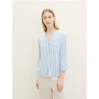 TOM TAILOR Langarmbluse Blusen & Shirts Bluse mit Streifenmuster