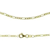 Firetti Collierkettchen Schmuck Geschenk Gold 333 oder 585 Figarokettengl. in mehreren Breiten, Made in Germany