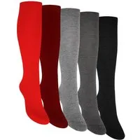 OCERA Kniestrümpfe Classics 5 Paar für Damen & Herren (unisex) in verschiedenen Farben (5-Paar)