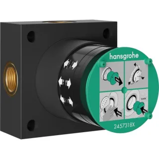 hansgrohe Grundkörper 24573180 für Duschkopf 2 Strahlarten