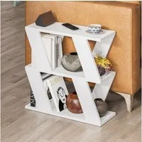 Decortie Beistelltisch Lazena, Modern Beistelltisch, Seite Ende Couchtisch, 60 x 21,2 x 55,4 cm