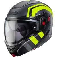 Caberg Motorradhelm Horus X Road Klapphelm, vorbereitet für Kommunikationssystem,integriertes Sonnenvisier