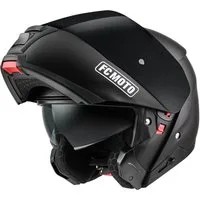 FC-Moto Motorradhelm G-376 Klapphelm, herausnehmbares Innenfutter,integriertes Sonnenvisier