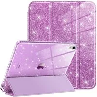 Fintie Tablet-Hülle für iPad 11 Generation 11 Zoll 2025(A16), iPad 10 Generation 2022, mit Stifthalter, Glitzernde Stoßfeste Case mit Glänzende Rückseite