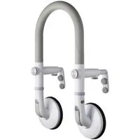 Ridder Badaccessoire-Set Badewannen-Einstiegshilfe Rob, mit Saugern weiß