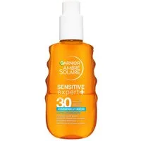 GARNIER Sonnenschutzspray AMBRE SOLAIRE SENSITIVE EXPERT+ LSF 30, Hyddrating UV Water + Hyaluronsäure
