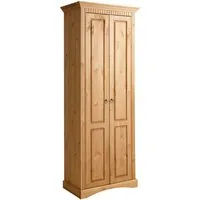 OTTO home Garderobenschrank Rustic aus massiver Kiefer, Breite 71 cm, Kassettenoptik