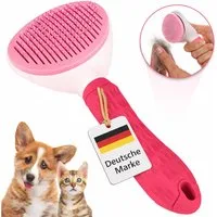 LINUMA Fellbürste Katzenbürste & Hundebürste Bürste für Katze & Hund Haustierhaare