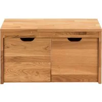 Home affaire Schuhbank Dura Schuhbank incl. Schubladen funktionell und stabil, Massivholz, Skandinavisches Design, Robust, stabil, FSC zertifiziert