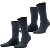 Esprit Socken Basic Easy (2-Paar, 2 Paar) druckfreier, breiter Komfortbund, atmungsaktiv, uni Socken