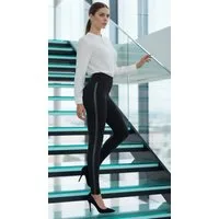 Bas Bleu Shapingleggings formgebende Damenleggings mit raffiniertem Seitenstreifen