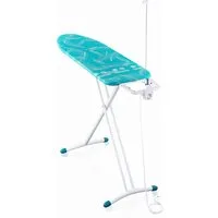 Leifheit Bügelbrett Bügeltisch Air Board M Solid Plus, Bügelfläche 38.0x120.0 cm, Zwei-Seiten-Bügeleffekt, Bügelfläche 120 x 38 cm, höhenverstellbar