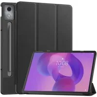 Wigento Tablet-Hülle Für Lenovo Idea Tab Pro 3folt Wake UP Smart Cover Tasche Hülle Schwarz, 3-Fach Halterung, Kratzfest, Leicht