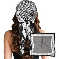 Zaewry Seidentuch Damen Seide Gefühl Schal Halstuch Schal Frauen Scarf Bandana, (1-St), Taschentuch Ansatz Handgelenk