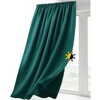 Beautex Verdunkelungsvorhang Kräuselband Vorhang blickdicht abdunkelnd U-Band (1 St), Kräuselband, verdunkelnd, lichtmindernd, wärmeisolierend, pflegeleicht, waschbar