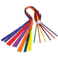 Sport-Thieme Gymnastikband Gymnastikbänder-Set Rhythmo-Doppelbänder, Für Kindergarten und Grundschule