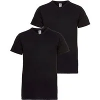 Fruit of the Loom T-Shirt (Packung, 2-tlg) mit V-Ausschnitt