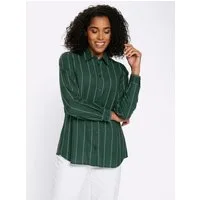 Sieh an! Klassische Bluse Longbluse Langarm