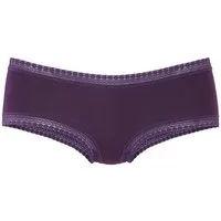 LASCANA Panty (3er-Pack) aus elastischer Baumwolle mit weicher Spitze