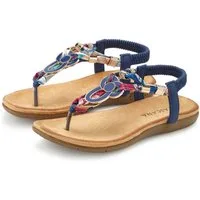 LASCANA Sommerschuh, offener Schuh, Sandalette, Zehentrenner Sandale, Pantolette mit Stretcheinsatz