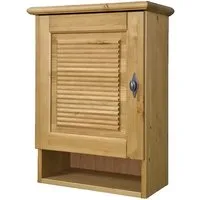 OTTO home Hängeschrank Rauna aus massiver Kiefer, Breite 44 cm, Rillenoptik, made in EU