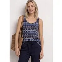 STREET ONE Shirttop Sommertop mit grafischem Muster