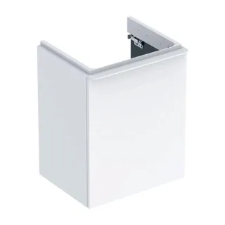 Geberit Smyle Square Handwaschbecken-Unterschrank 500364001 49,2x61,7x40,6cm, Tür links, weiß hochglanz