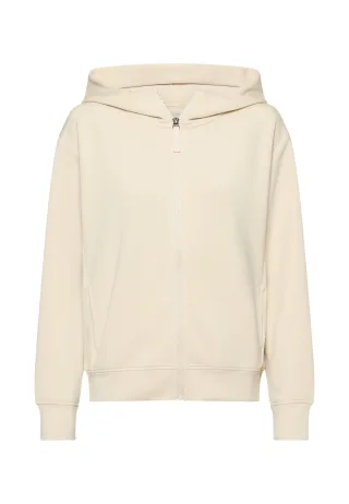 camel active - Sweatjacke mit Kapuze pearl - Gr. - XS