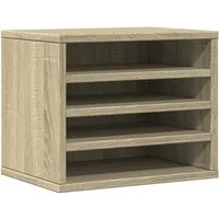 vidaXL Organizer Schreibtisch-Organizer Sonoma-Eiche 36x26x29,5 cm Holzwerkstoff