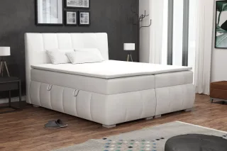 Boxspringbett Schlafzimmerbett VINCENZA 140x200cm inkl.Bettkasten