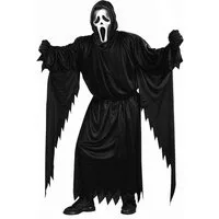 Fun World Kostüm Scream Kostüm - Halloween Kostüm Herren Damen, Original lizenziertes Kostüm aus der 'Scream' Reihe