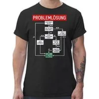 Shirtracer T-Shirt Problemlösung Sprüche Statement mit Spruch