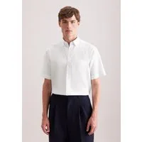 seidensticker Businesshemd Schwarze Rose Comfort 1/2 Button-Down-Kragen Struktur