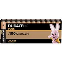 Duracell Duracell Plus Power Micro (AAA)-Batterie Alkali-Mangan 1.5 V 24 St. Batterie