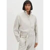 someday Jackenblazer Narella im Bikerstil Bikerstil mit Stehkragen und verdeckter Leiste